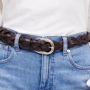 NWT Madewell Braided Leather Belt
